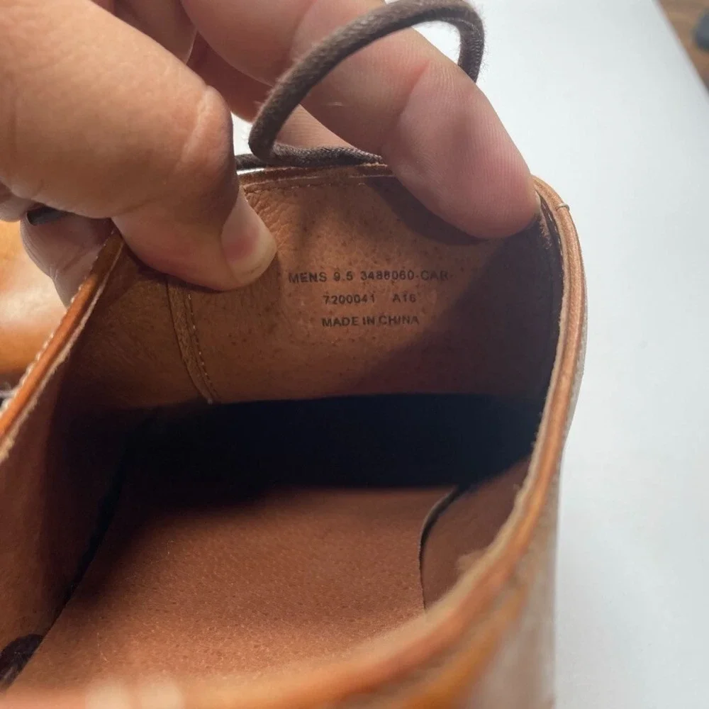 Frye Luke Oxford 88060 Plain Toe Shoes Leather Men's 9.5‎